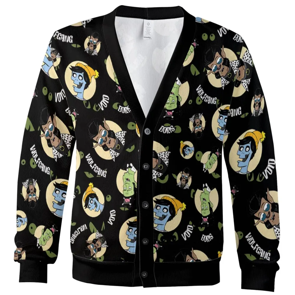 Ghouligans Cartoon Cardigan - 2