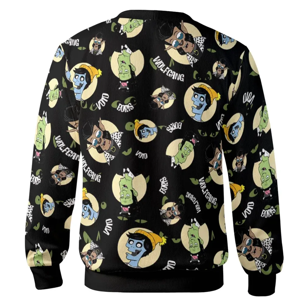 Ghouligans Cartoon Cardigan - 3