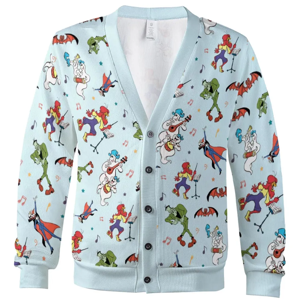 Distressed Groovie Goolies Cardigan - 2