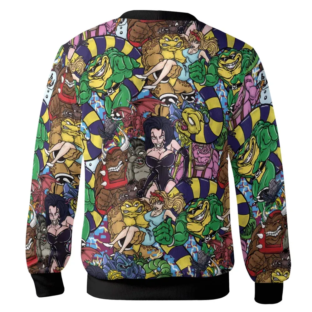 Battletoads Arcade Game Fighting Cardigan - 3