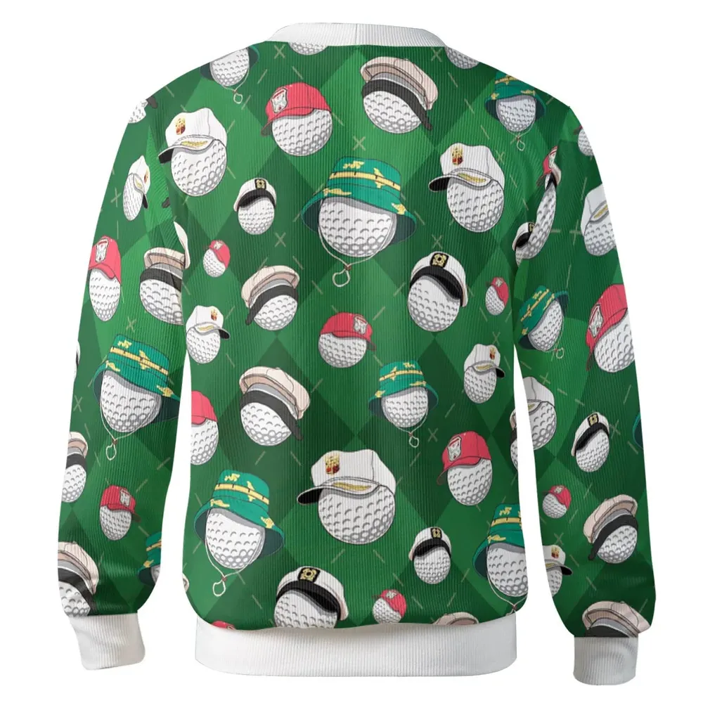 Golf Ball Caddyshack Cardigan - 3