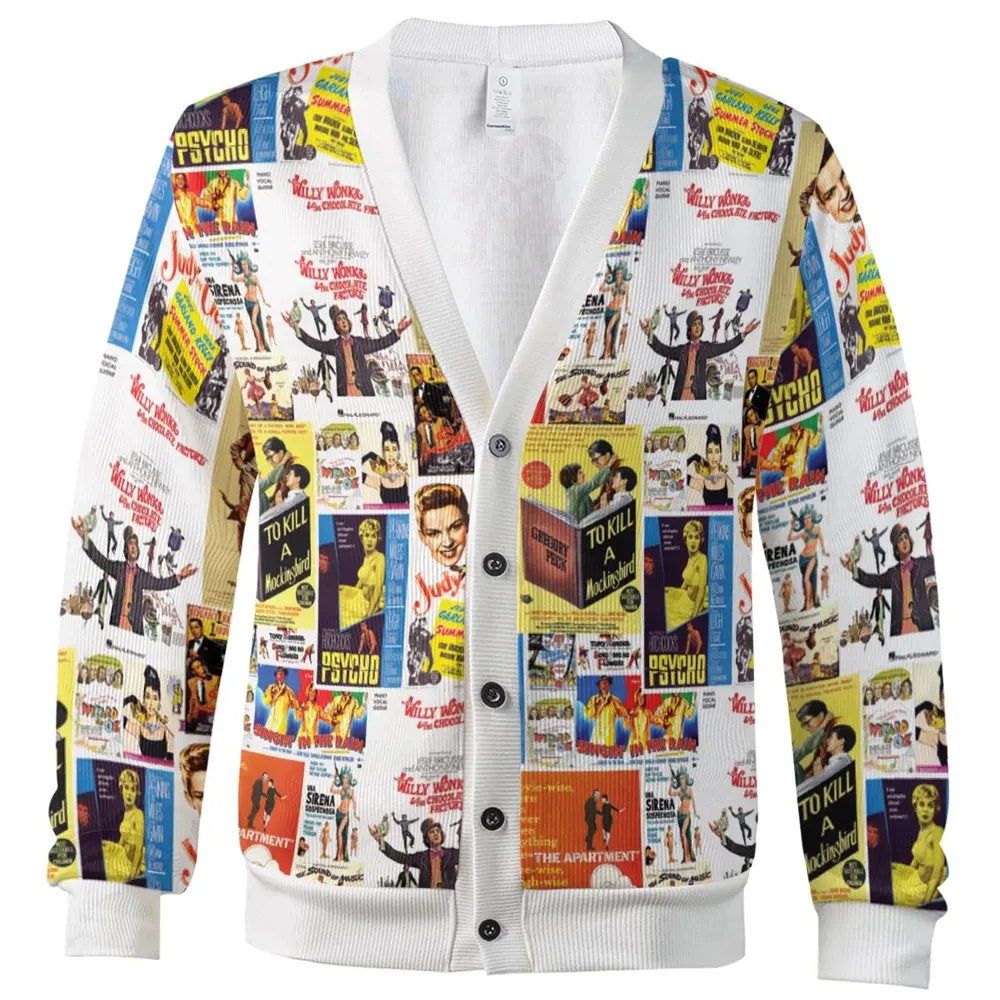 Hollywood Classics Collage Cardigan - 2
