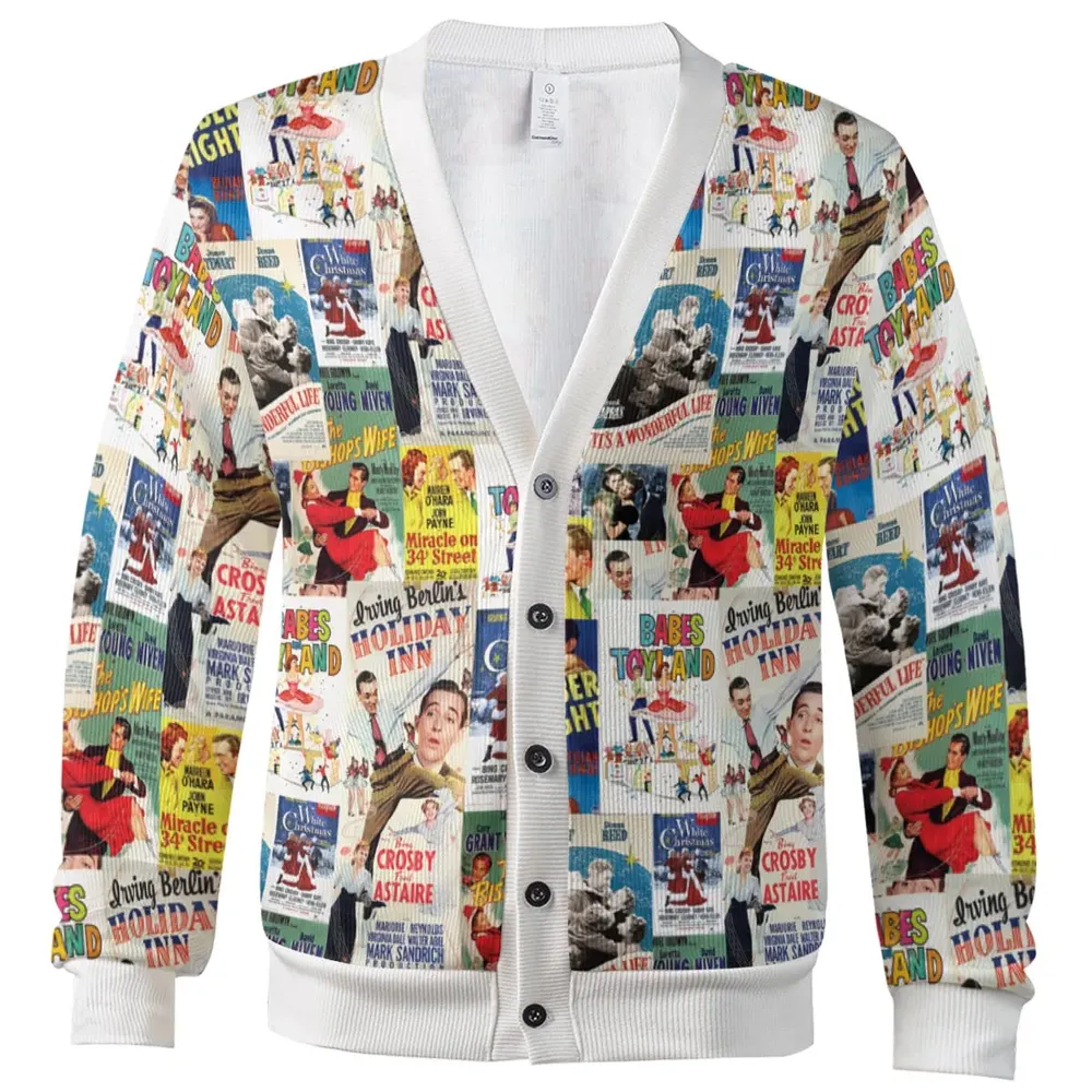 Classic Christmas Movies Cardigan - 2