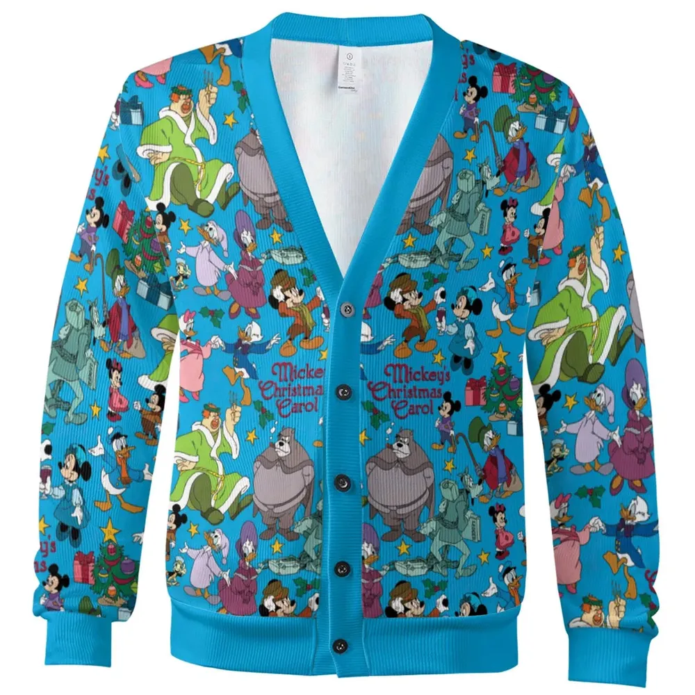 Classic mouse's Chirstmas Carol Cardigan - 2