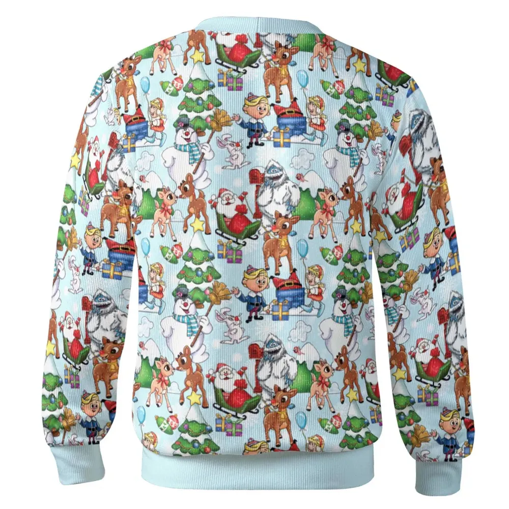 Rudolph And Snowman Cardigan - 3