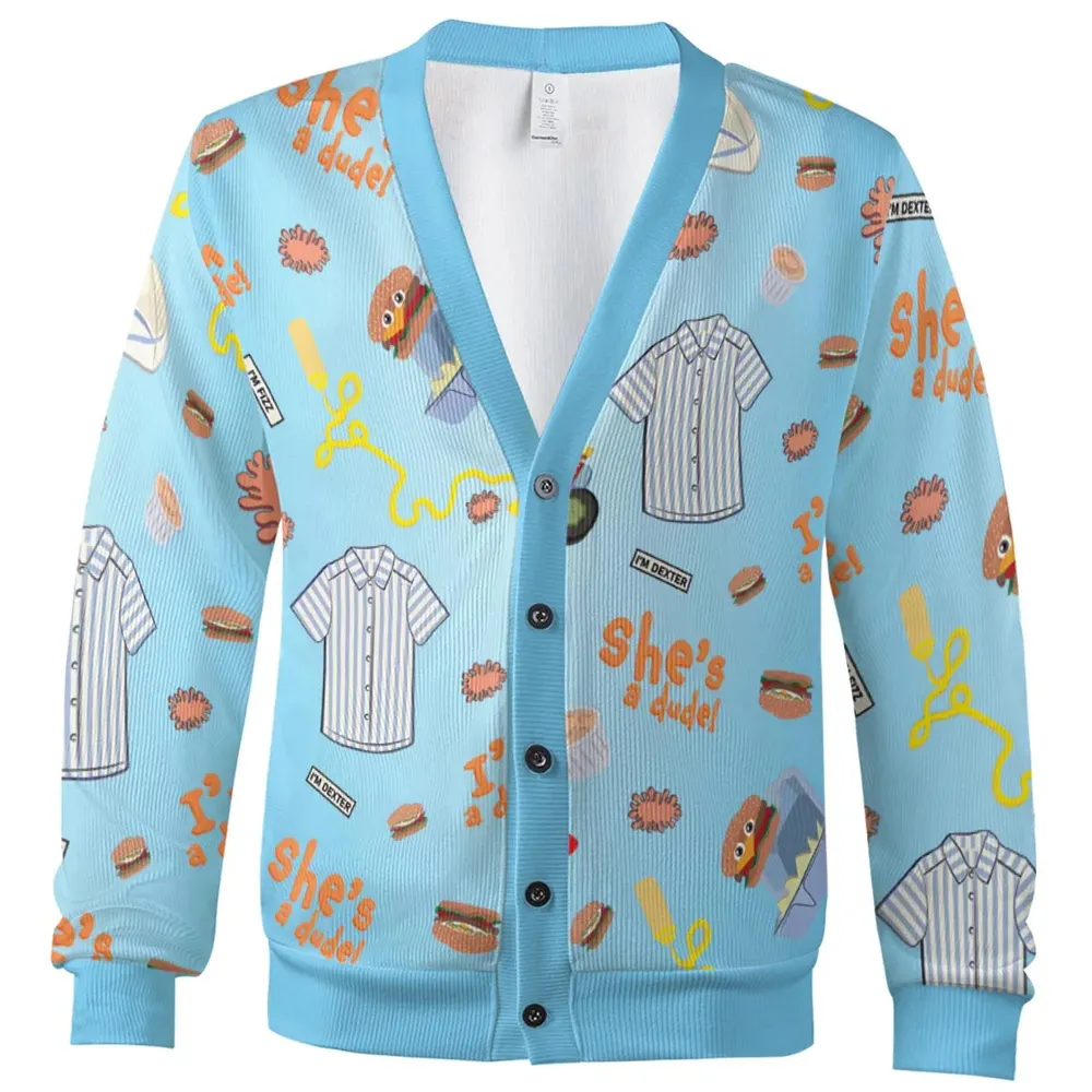 All Dudes Good Burger Cardigan - 2