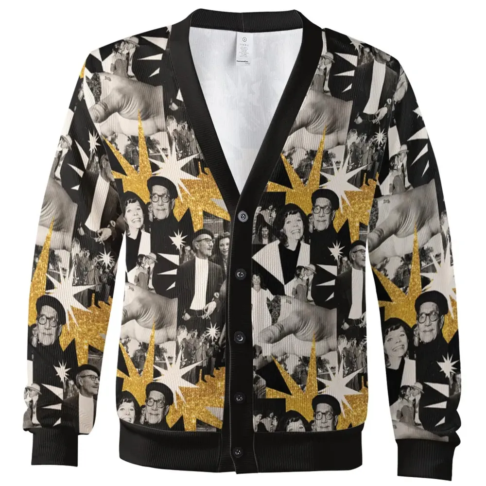 Groucho Marx and “the Girl” Decades His Junior Cardigan - 2