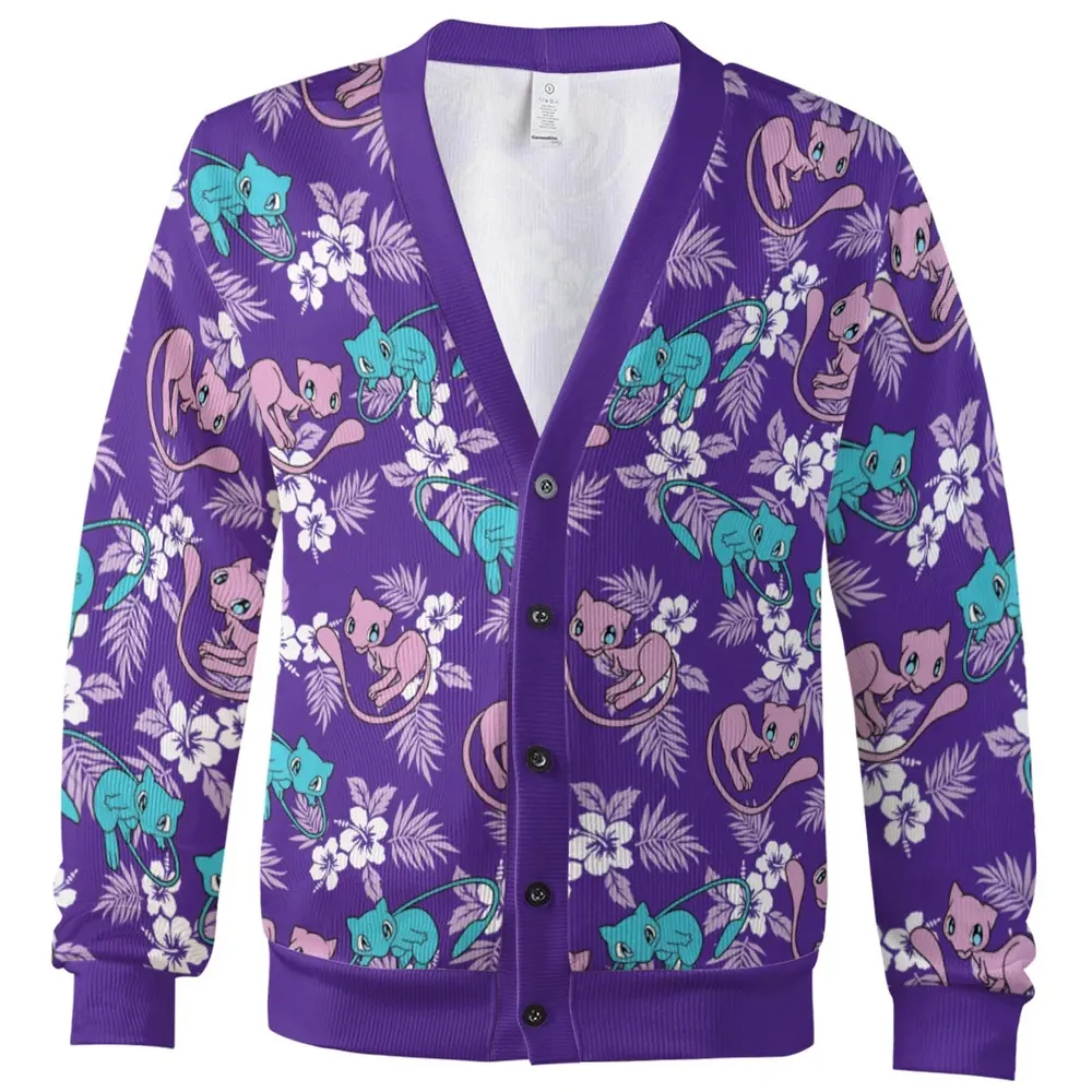 Mewtwo Tropical Flower Cardigan - 2