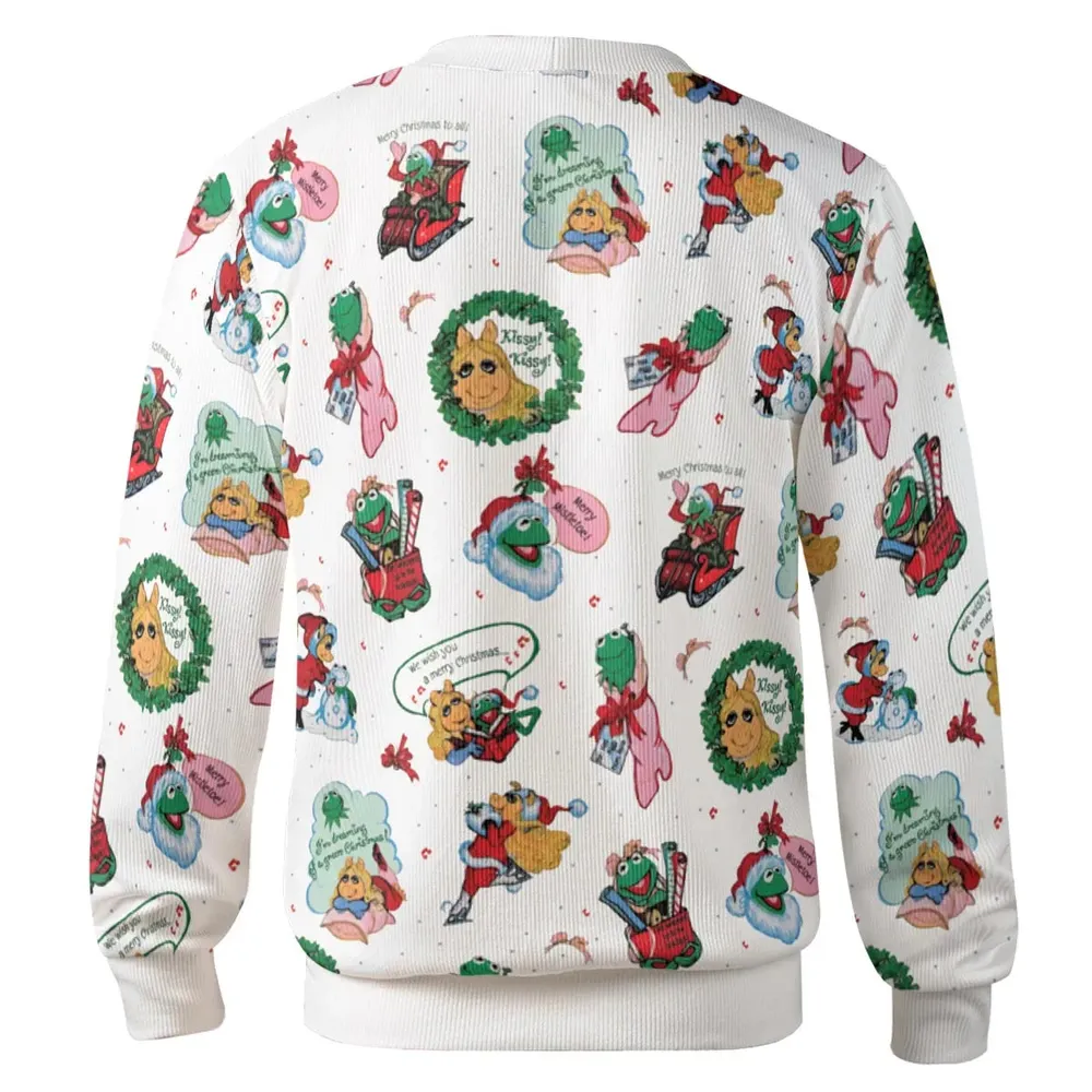 Green Christmas The Muppets Cardigan - 3