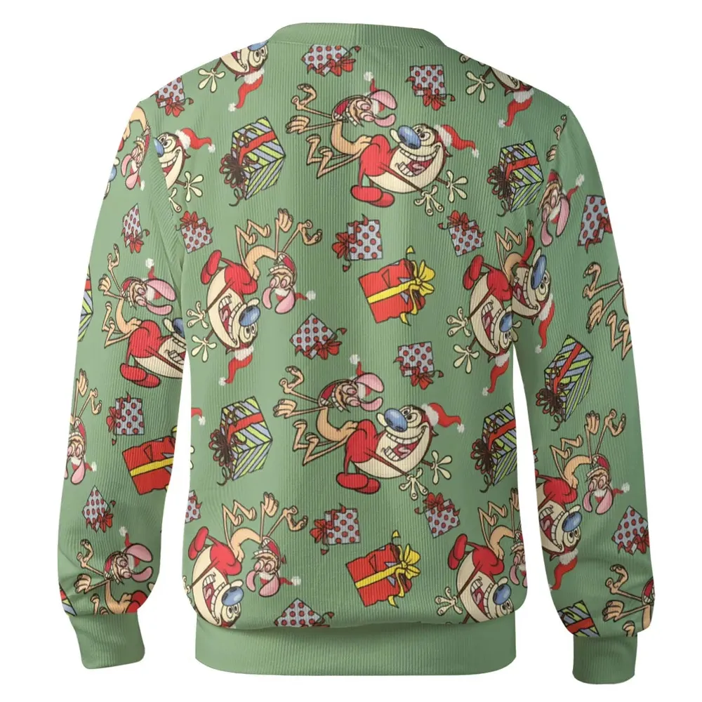 Holiday Fun The Ren and Stimpy Show Cardigan - 3