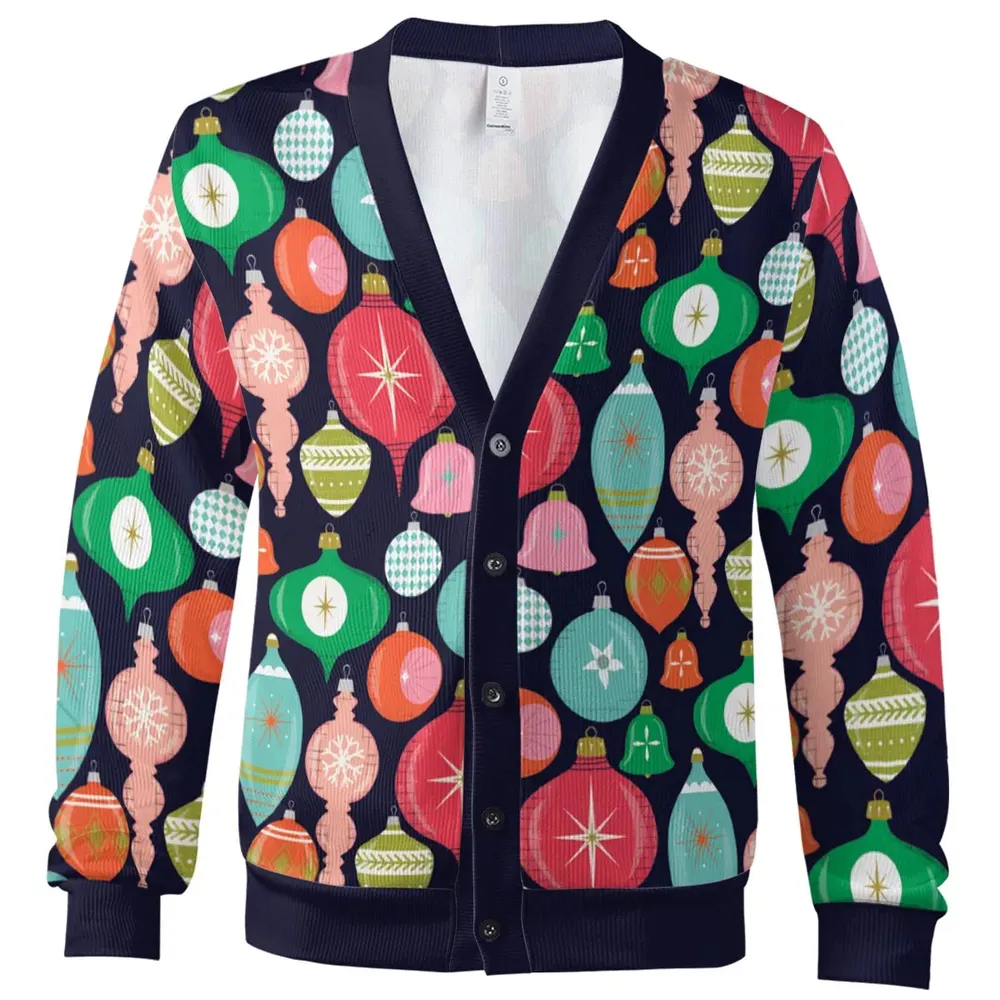 Christmas Ornaments Cardigan - 2