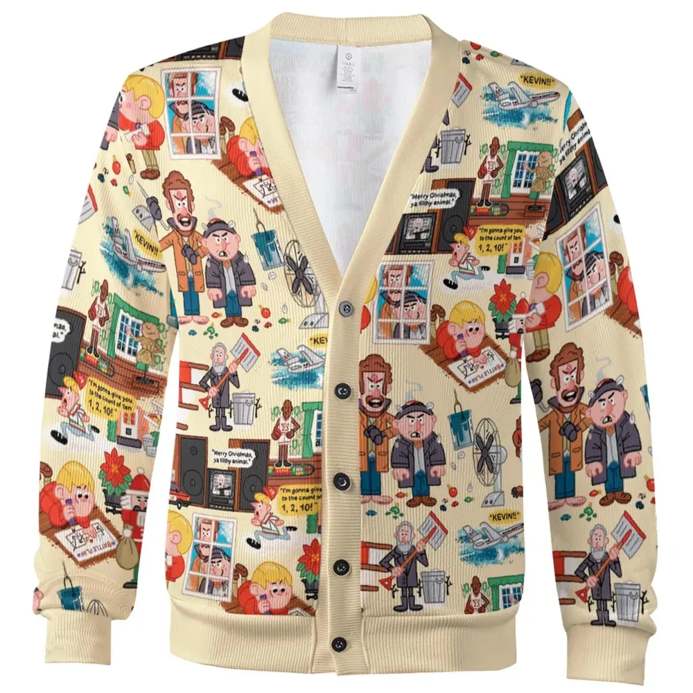 Alone for Christmas Cardigan - 2