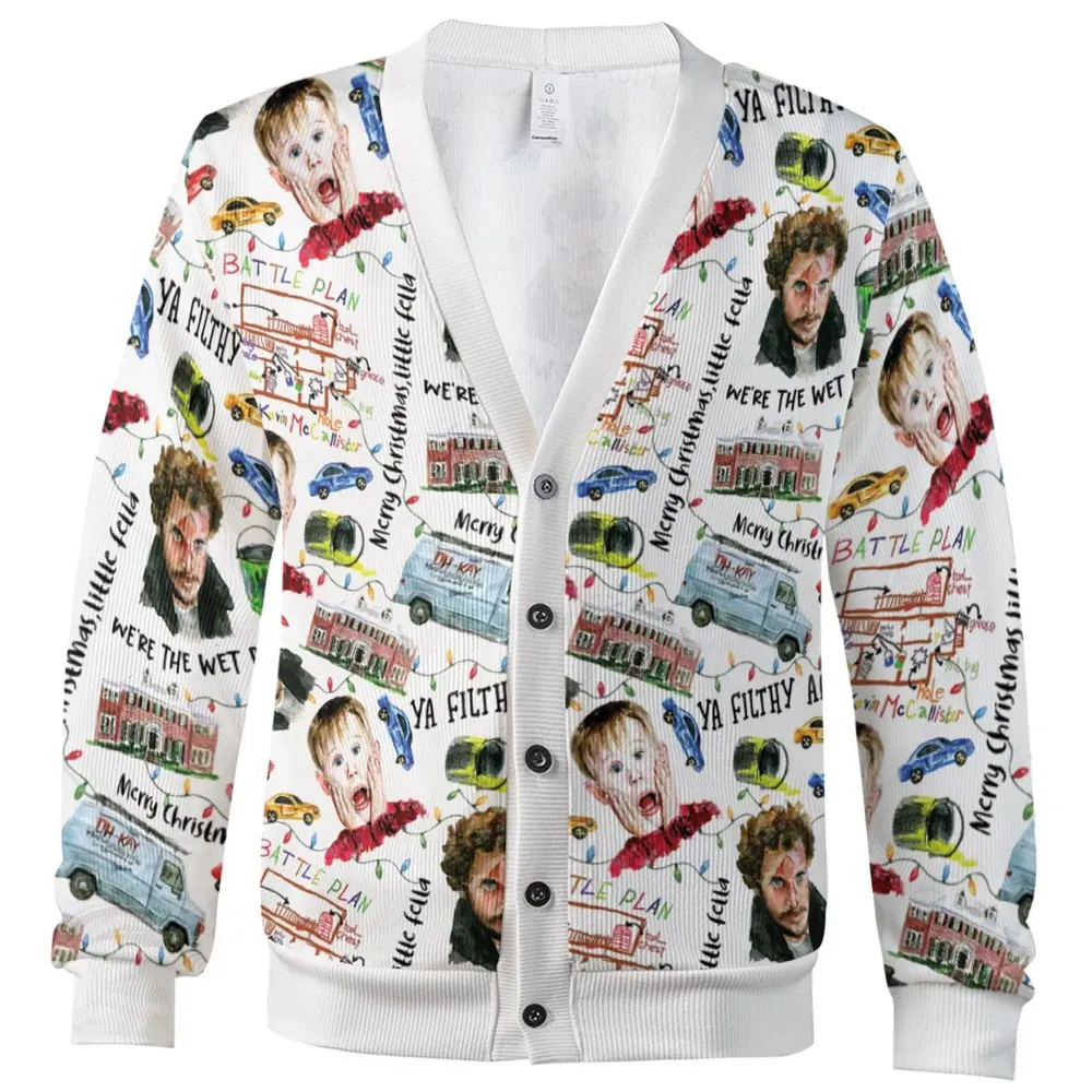 Wet Bandits Home Alone Cardigan - 2