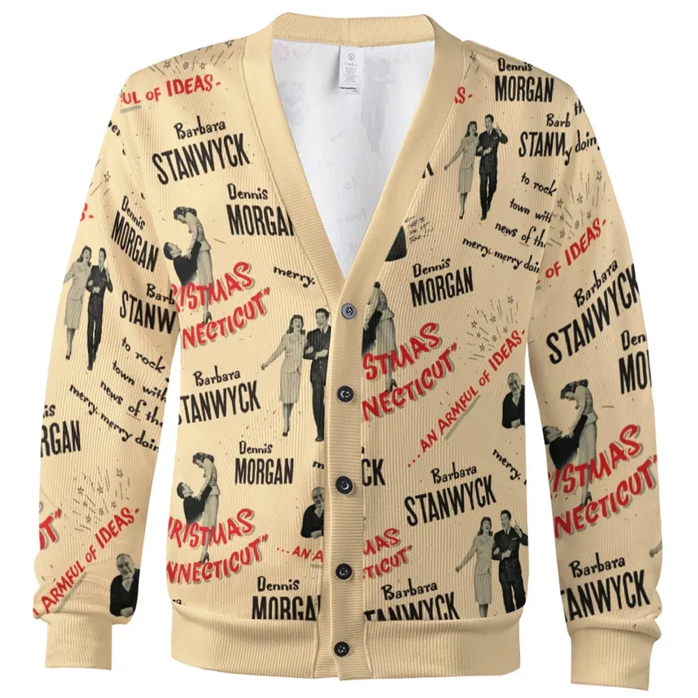 Retro Christmas connecticut Cardigan - 2
