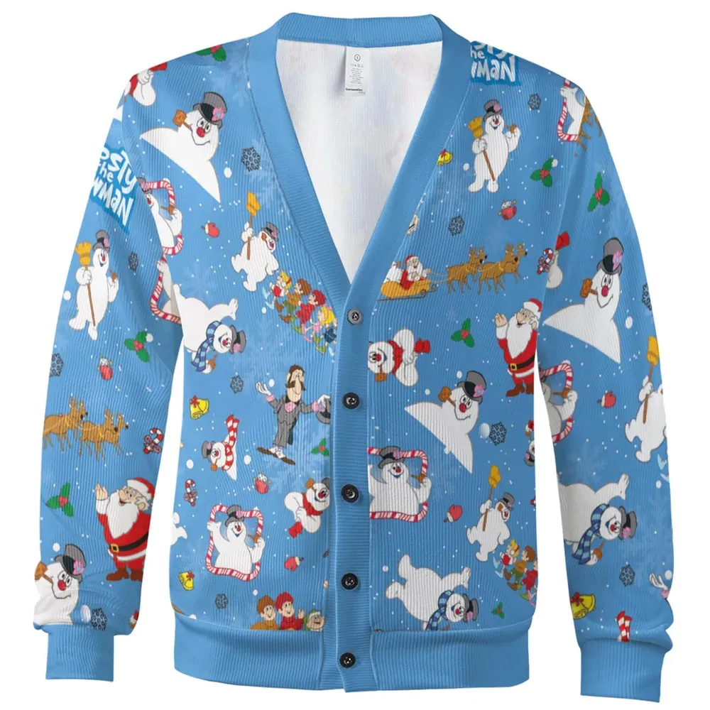 Snowman and Friends Cardigan - 2
