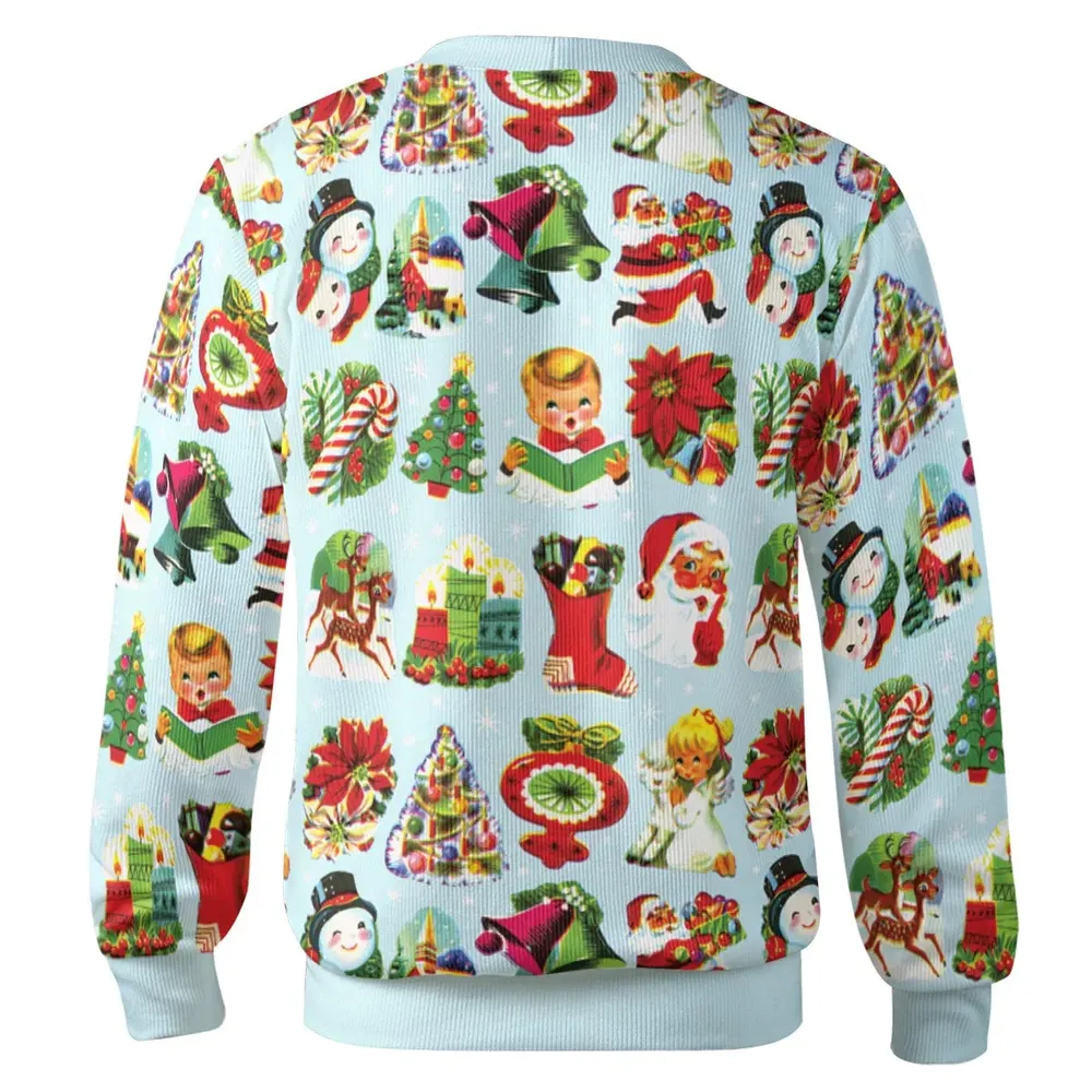 60s christmas decorations Cardigan - 3