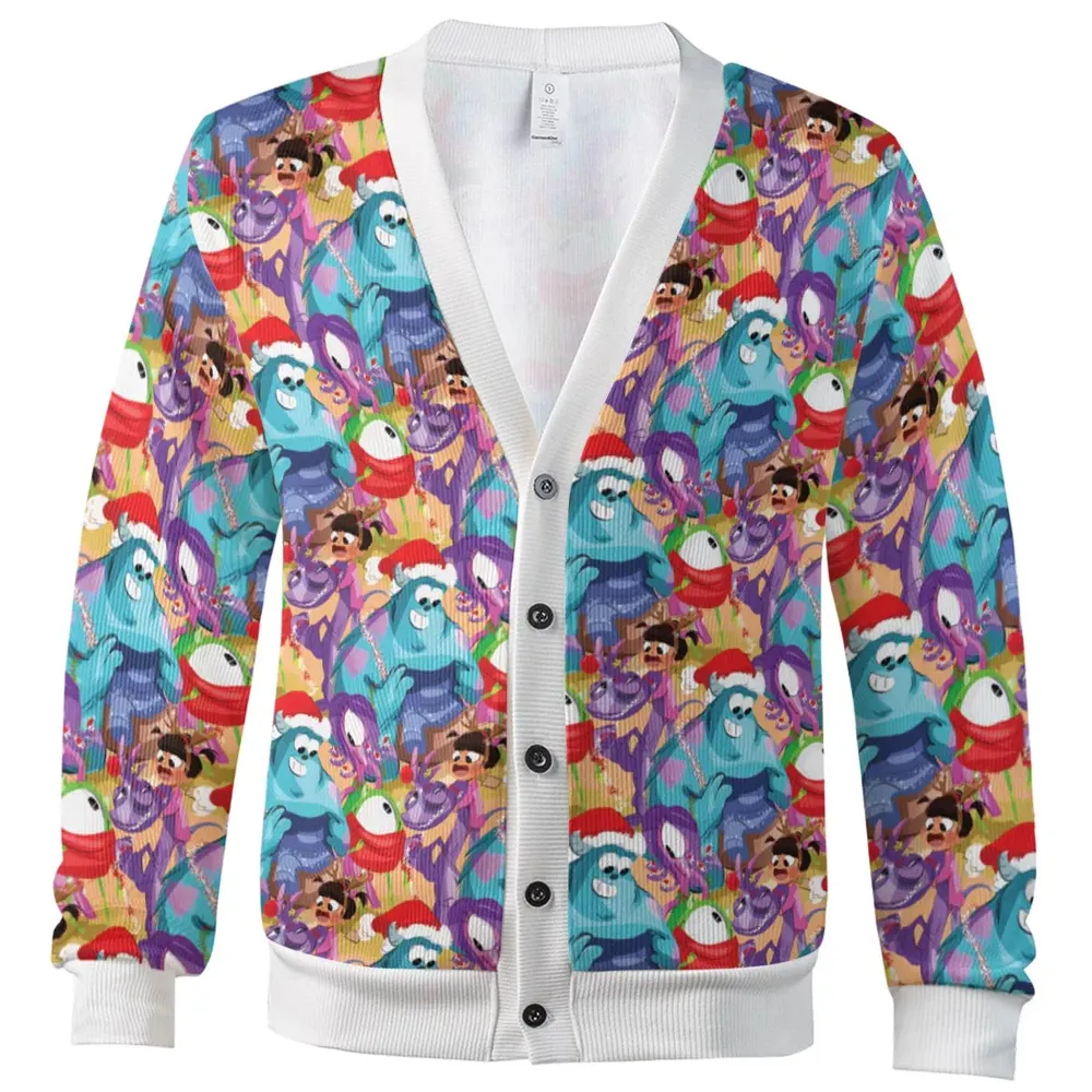 Christmas Time Monster Inc Cardigan - 2