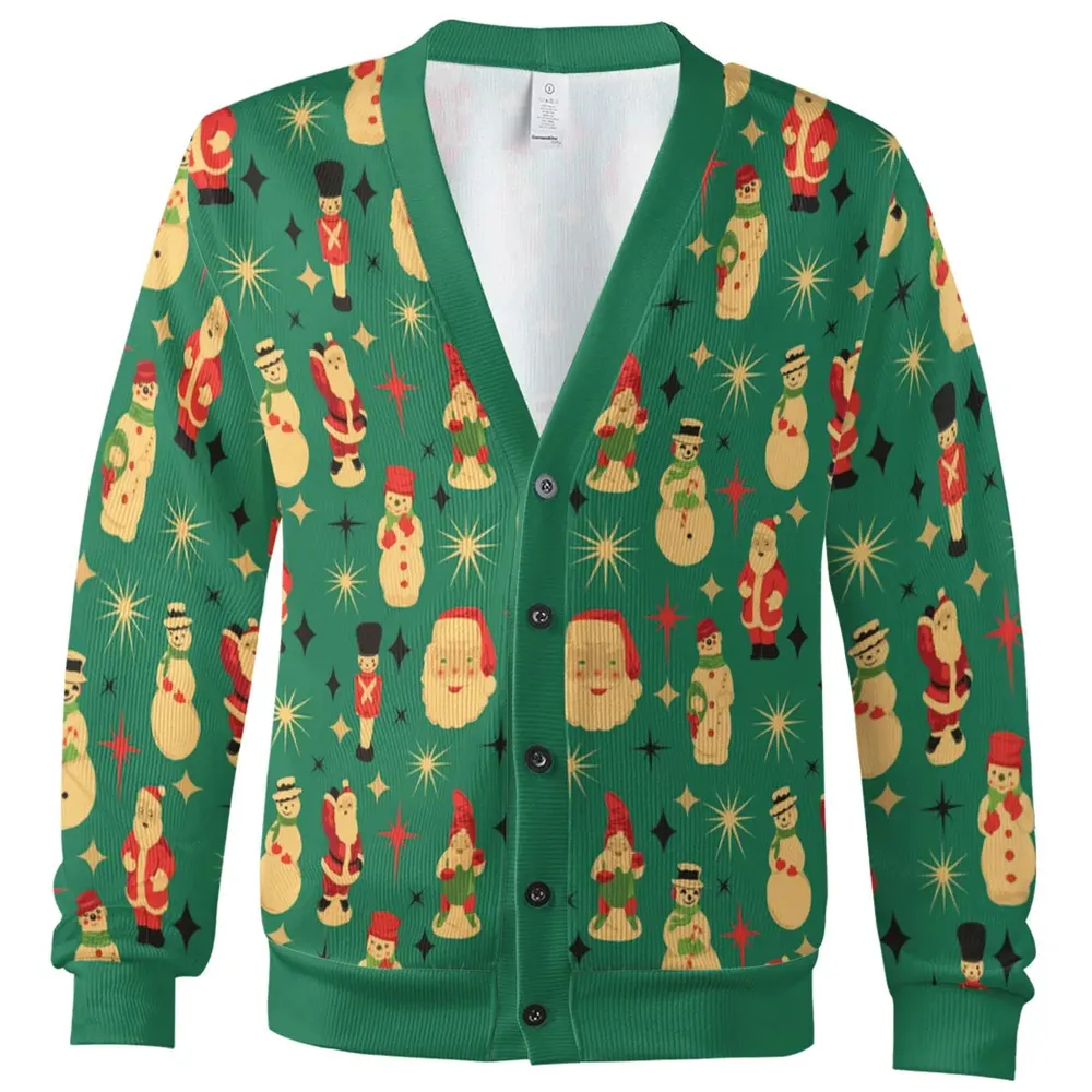 Christmas blow molds pattern Cardigan - 2