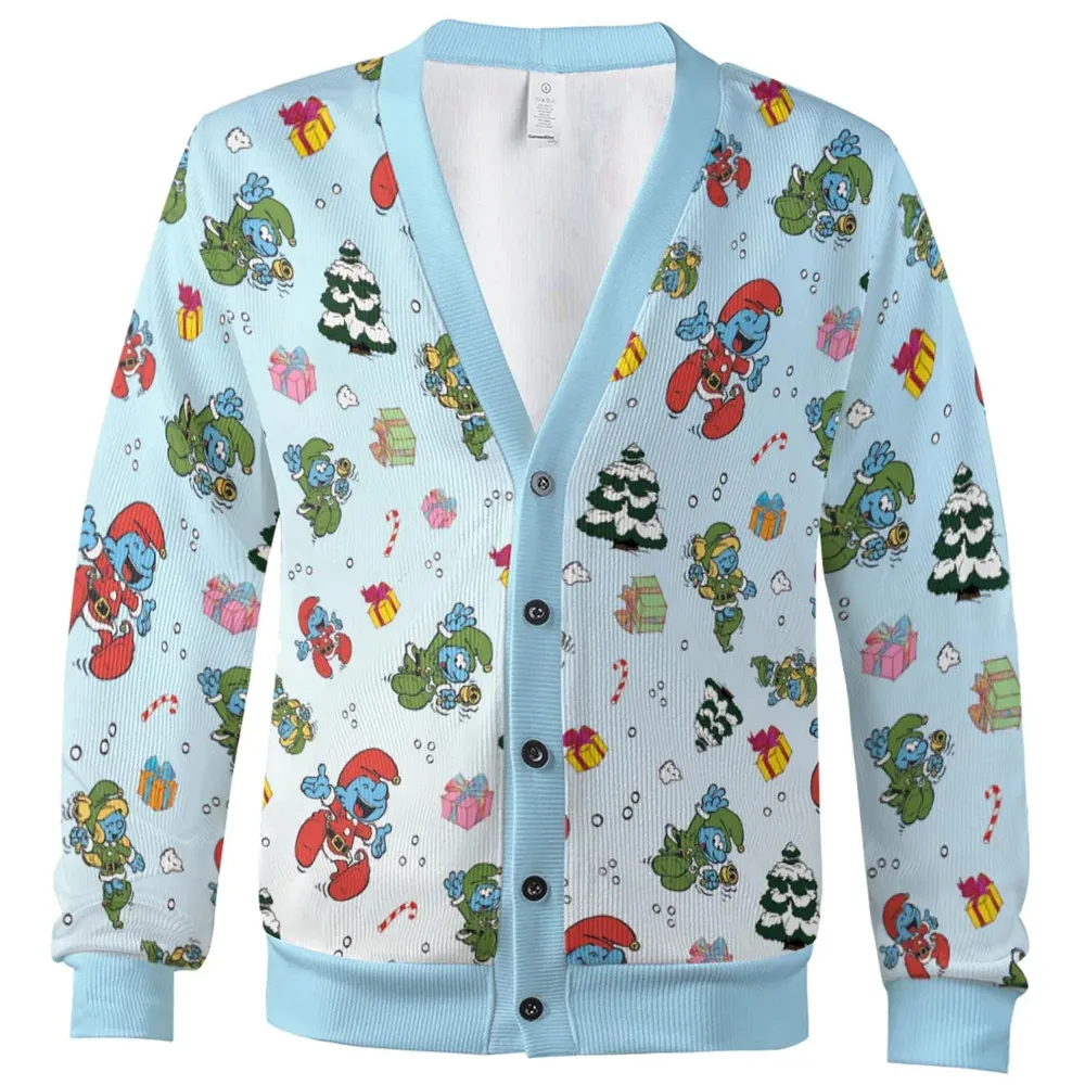Christmas Joy The Smurfs Cardigan - 2