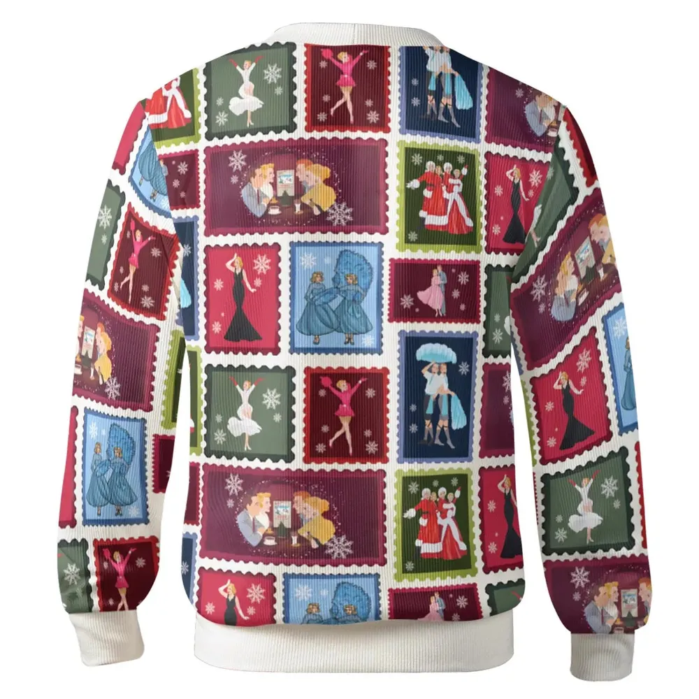 White Christmas Retro Cardigan - 3