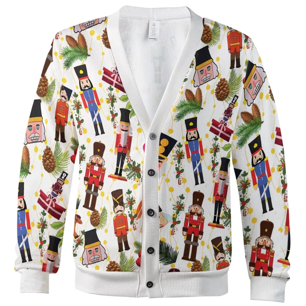 Nutcracker Pattern Cardigan - 2