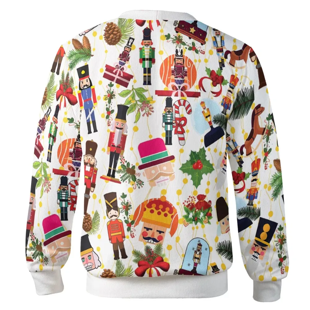 Nutcracker Pattern Cardigan - 3
