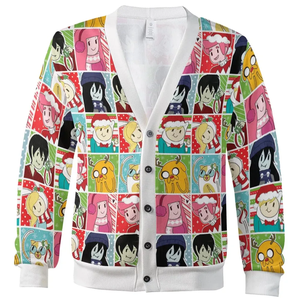 Xmas Time Adventure Time Cardigan - 2