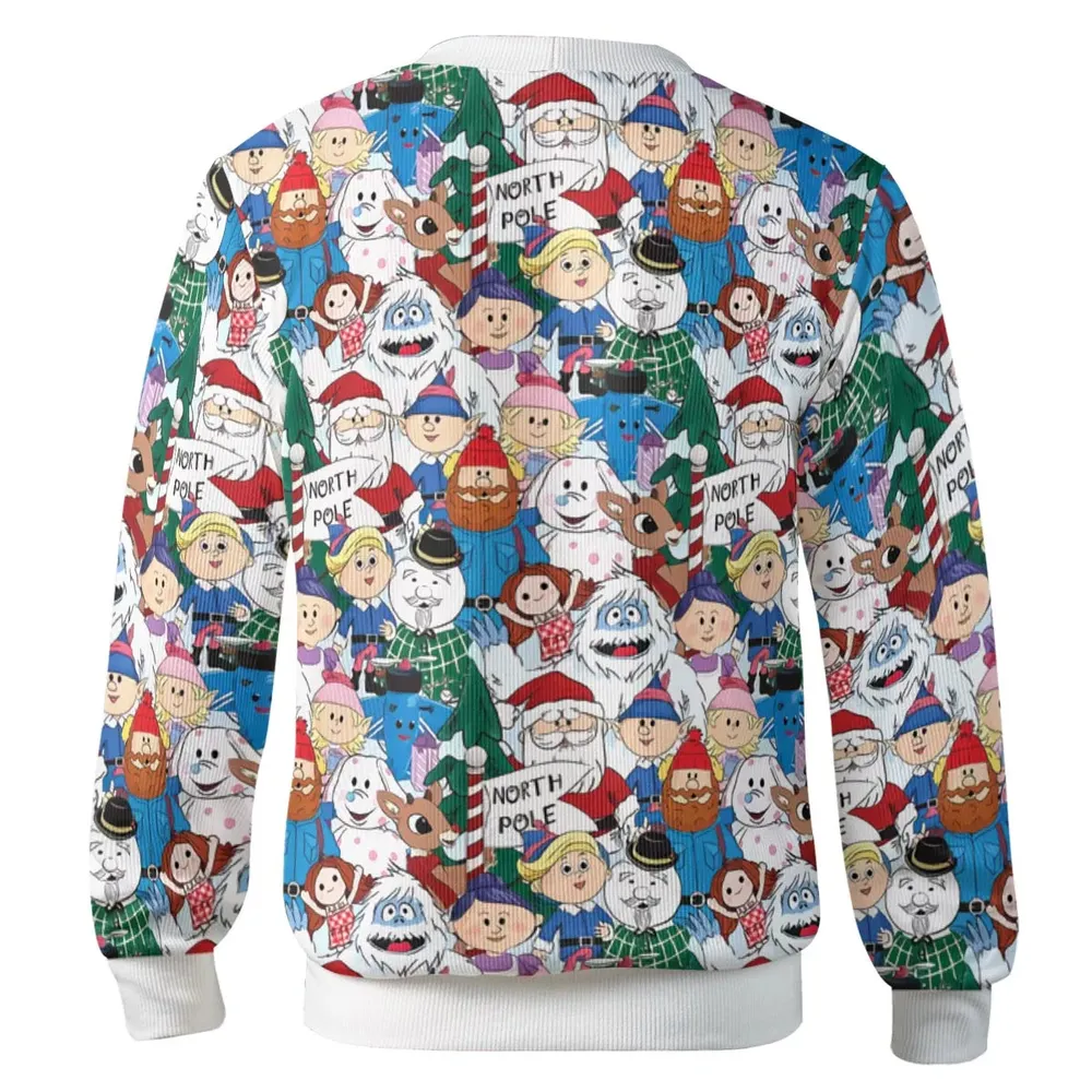 North Pole Rudolph the Red-Nosed Reindeer Cardigan - 3