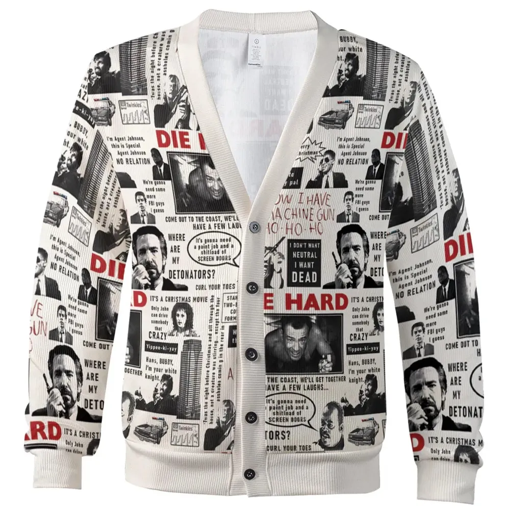 Retro Action Die Hard Cardigan - 2