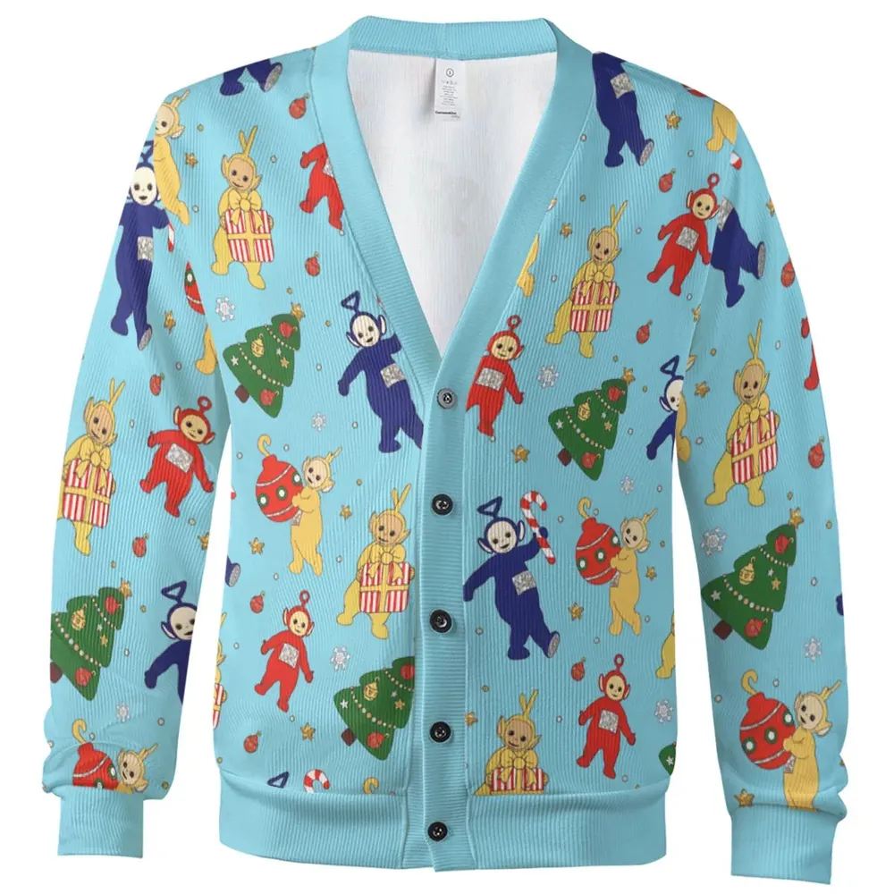 Christmas Prism Teletubbies Cardigan - 2