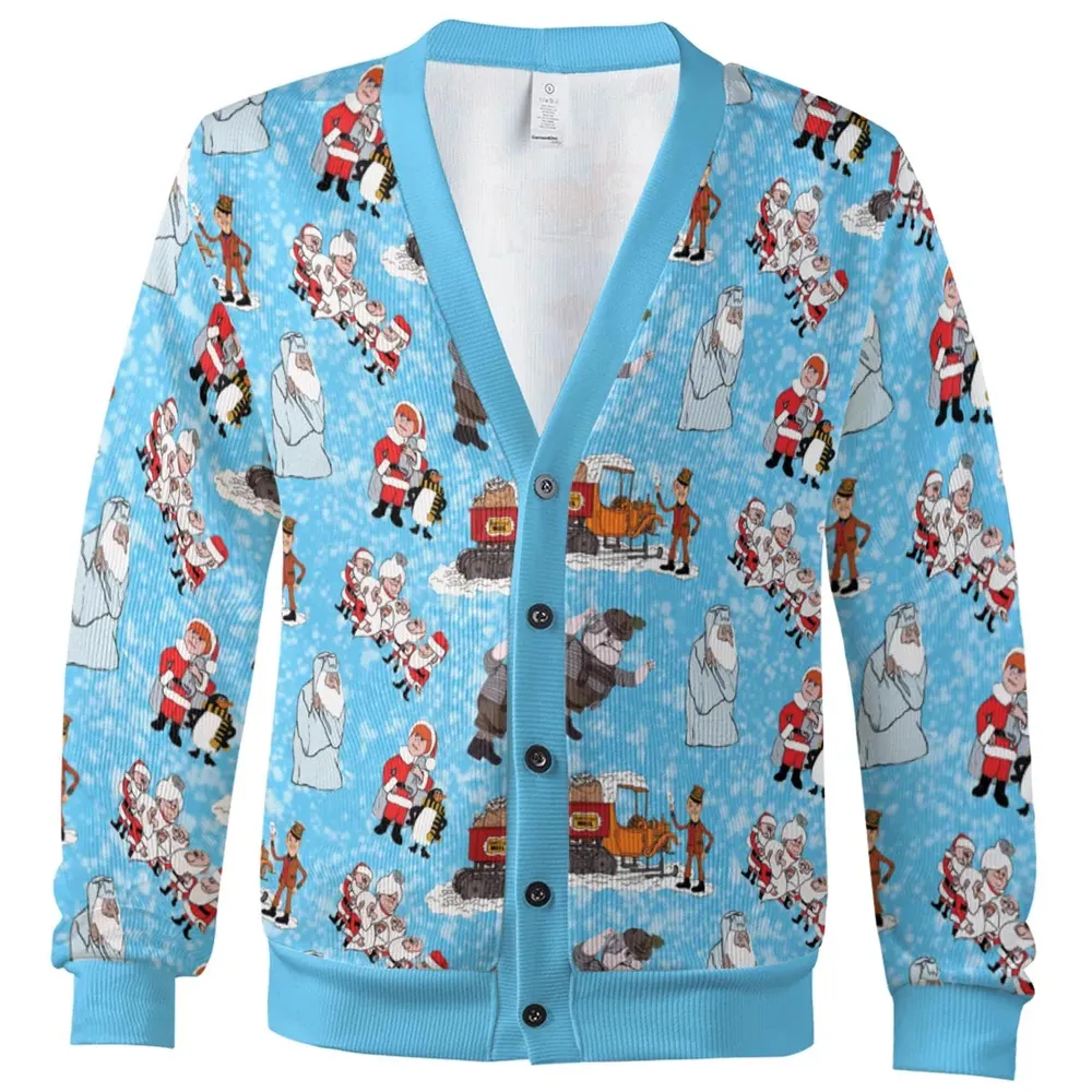 Kris Kringle Santa Claus Is Comin' Cardigan - 2