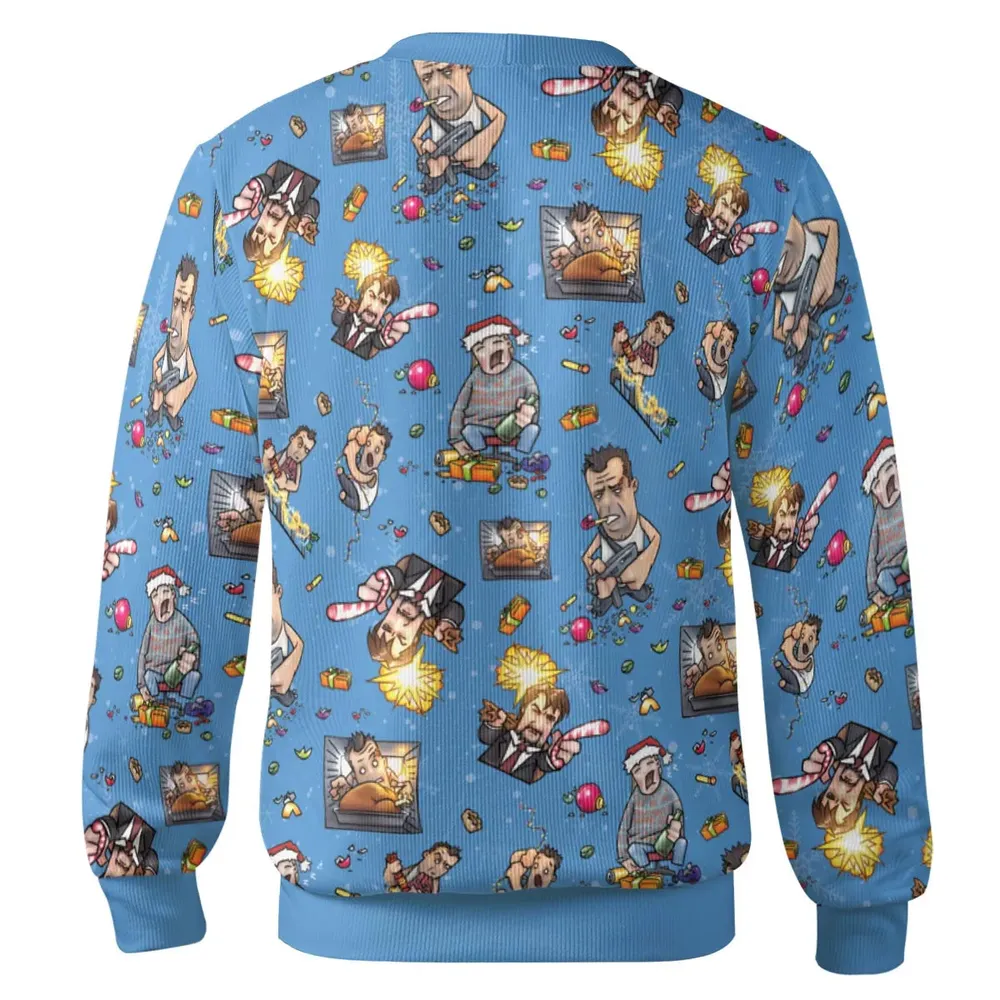 Christmas Action Movie Cardigan - 3