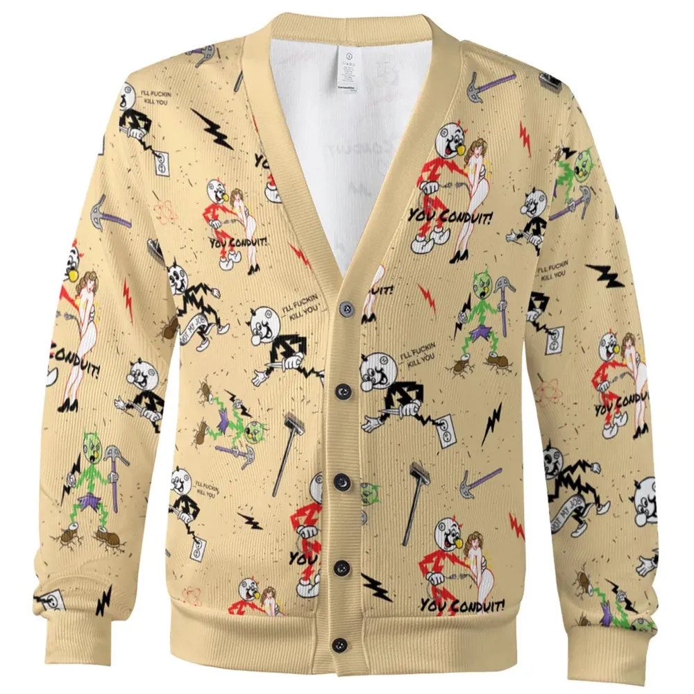 Reddy kilowatt Cardigan - 2
