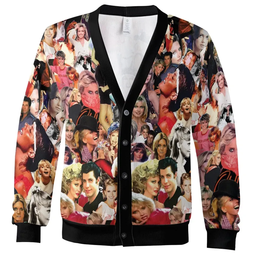 Retro 80s Pop Culture Cardigan - 2