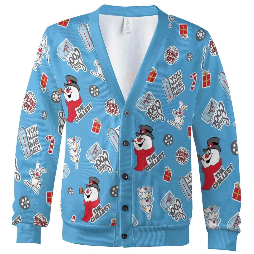 The Chillest Frosty The Snowman Cardigan - 2