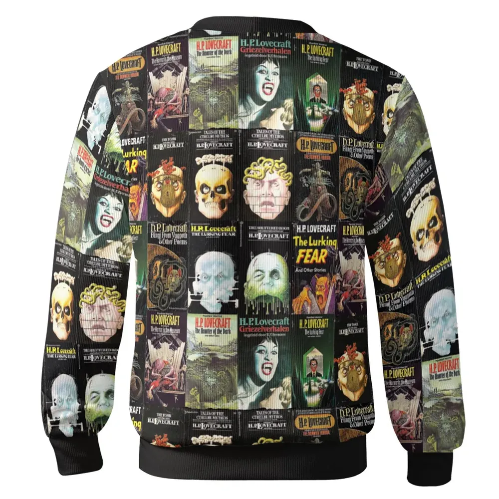 Hp lovecraft poster collage Cardigan - 3