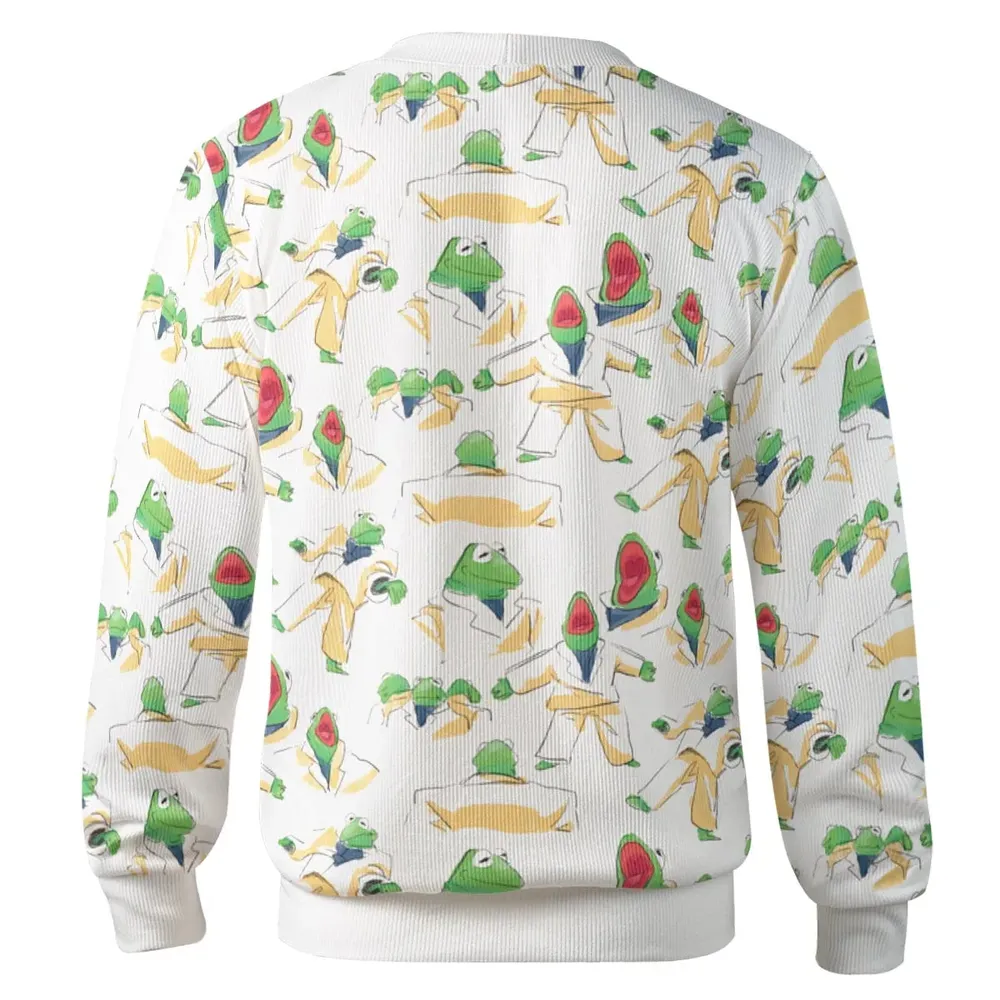Kermit wearing big suit Cardigan - 3
