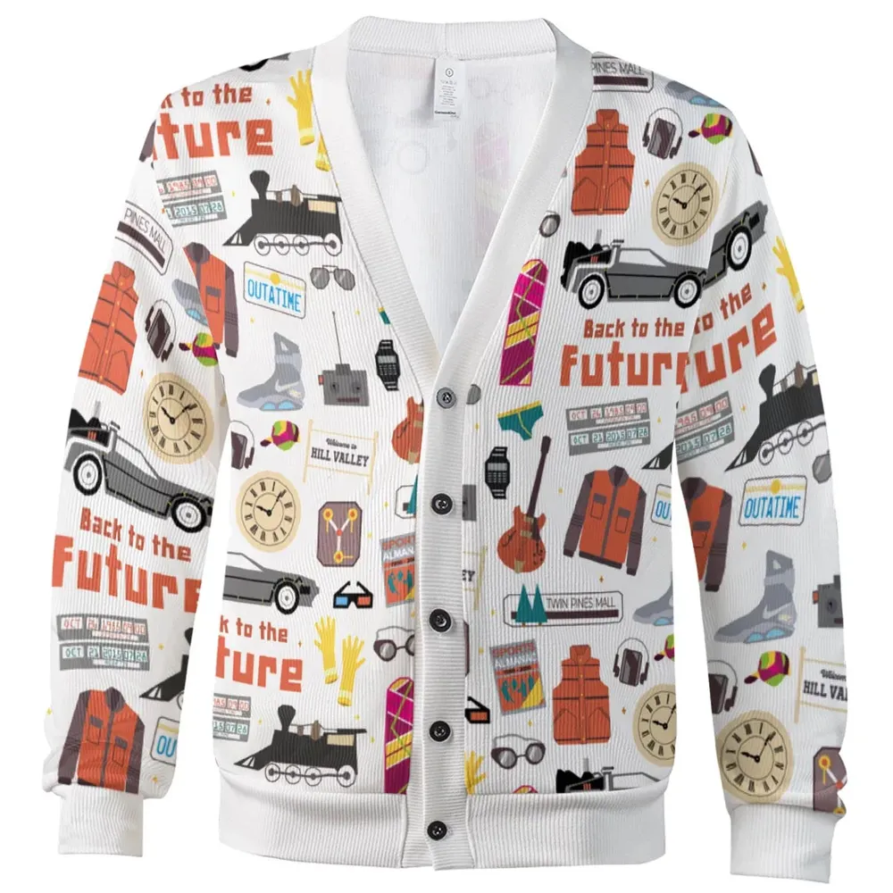 Time Machine Back To The Future Cardigan - 2
