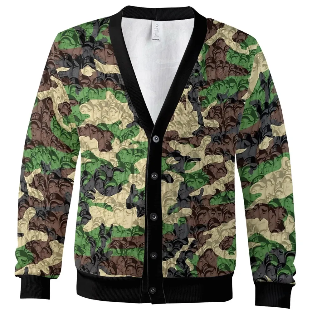 You can't see him (camouflage) Cardigan - 2