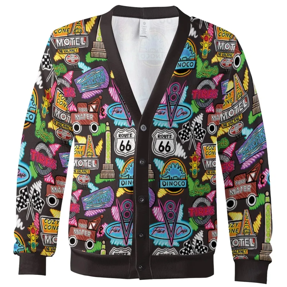 Neon Radiator Springs Cardigan - 2