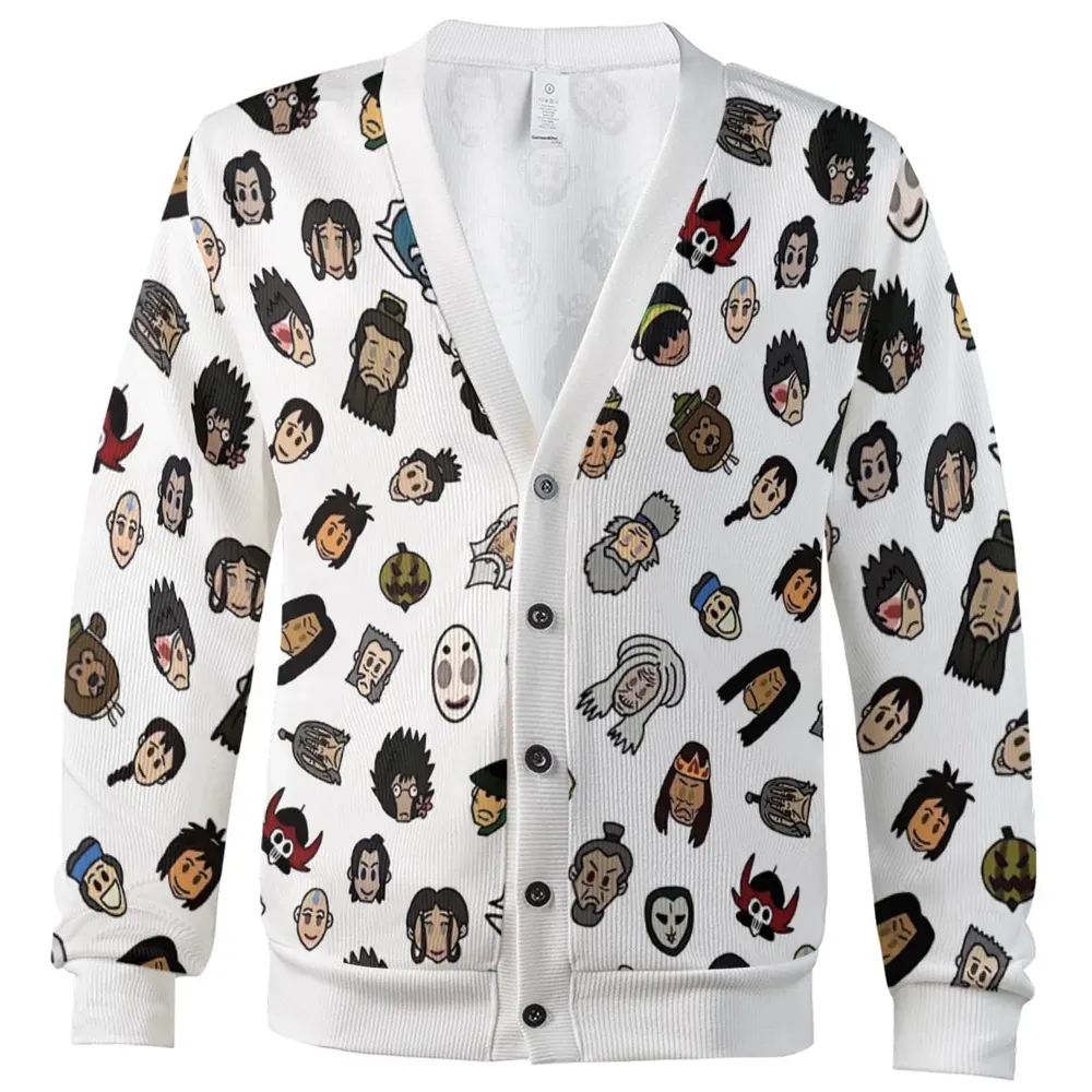 Animated Icons Avatar Cardigan - 2
