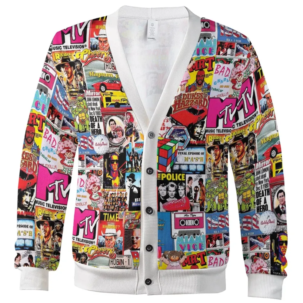 I Love The 1980s Cardigan - 2