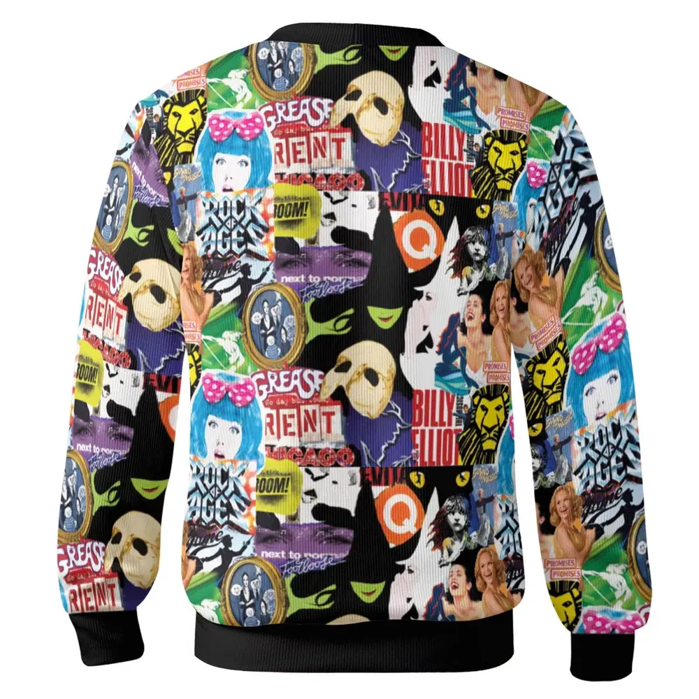 Broadway Musical Collage Cardigan - 3