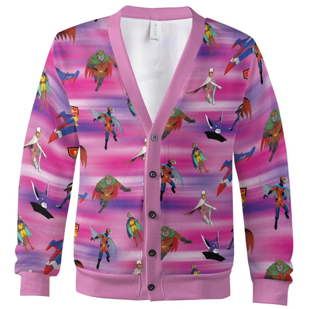 Retro Animation Battle of the Planets Cardigan - 2