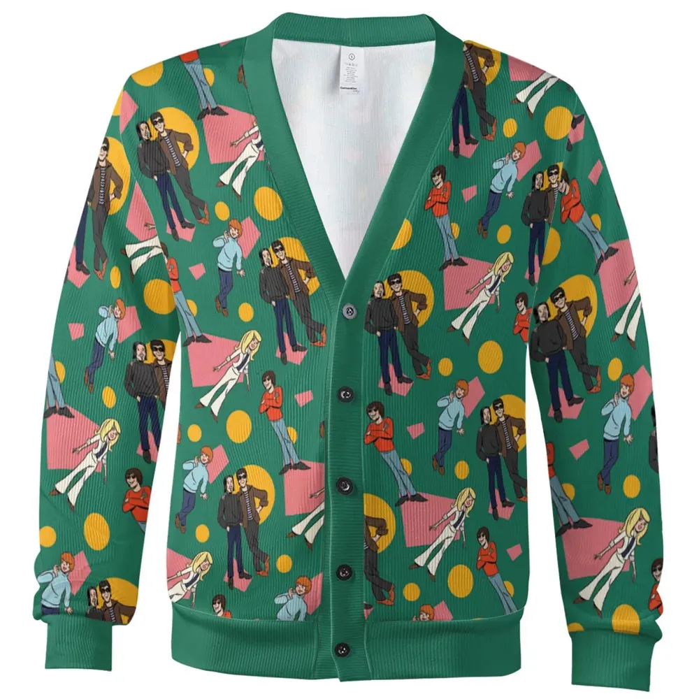 Graphic Crew Cartoon Underground Cardigan - 2