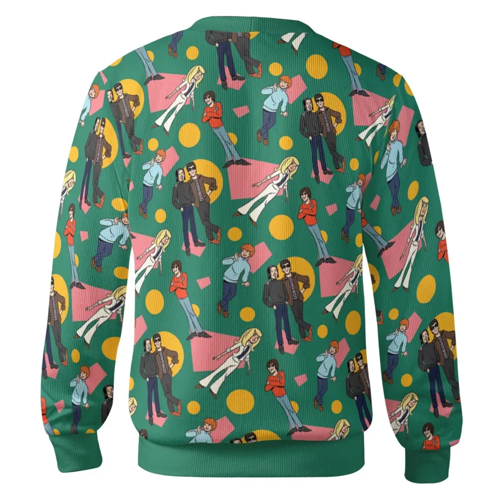 Graphic Crew Cartoon Underground Cardigan - 3