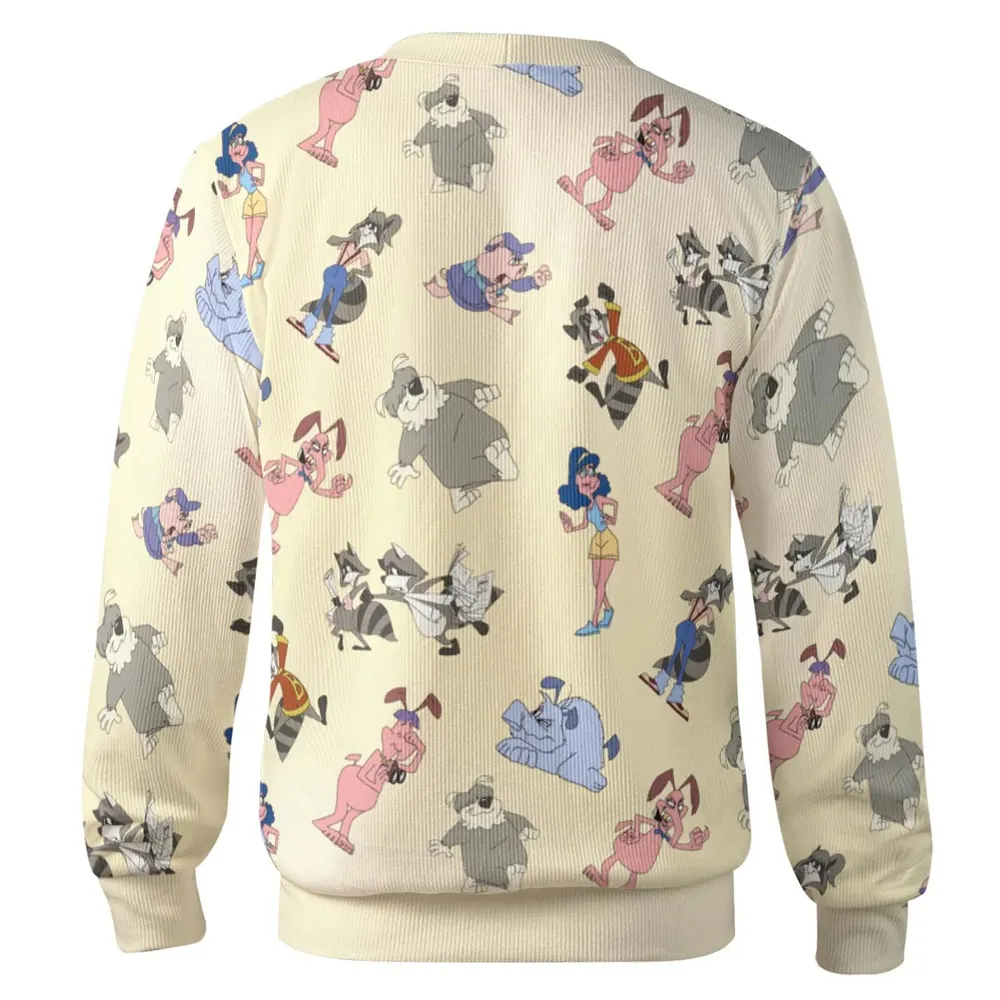Cartoon Nostalgia The Raccoons Cardigan - 3