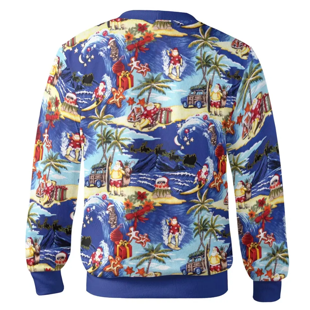 Surfing Santa Cardigan - 3