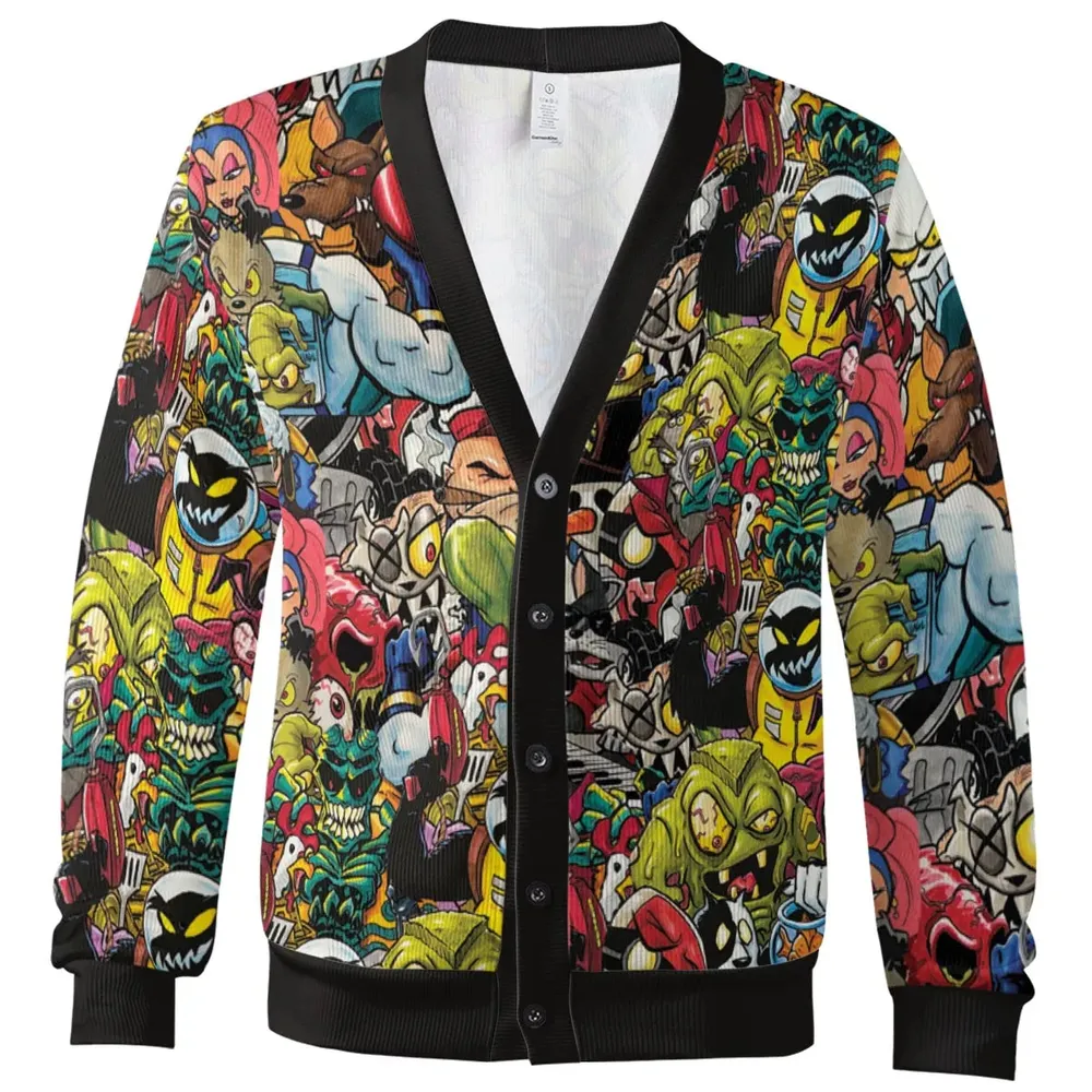 Retro Gaming Earthworm Jim Cardigan - 2