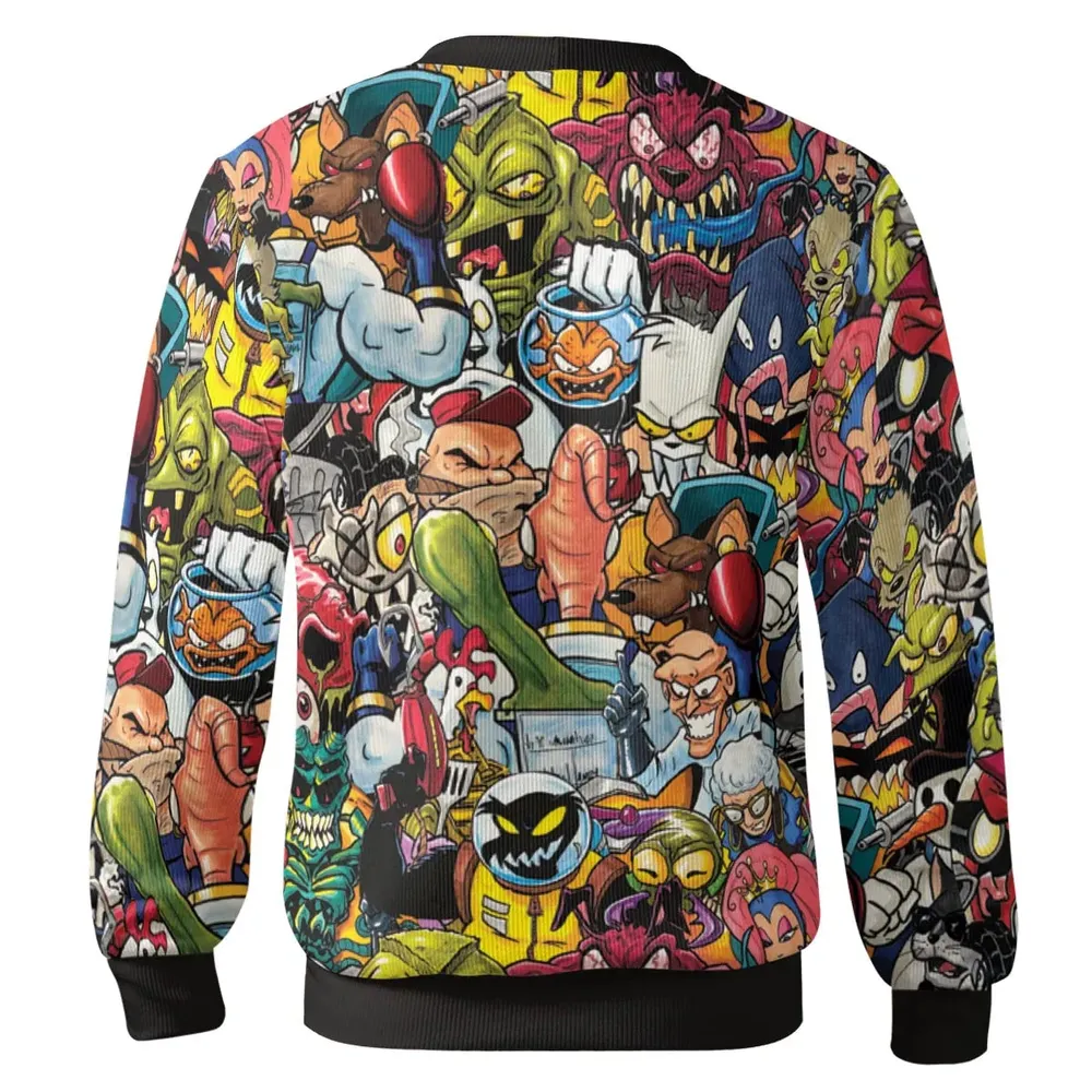 Retro Gaming Earthworm Jim Cardigan - 3